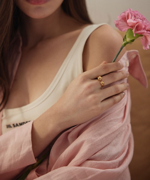 CENE（セネ）の「【CENE】セネ/スプーンリング（リング・レディース・ゴールド・#11/#9/#13）」の3枚目の写真
