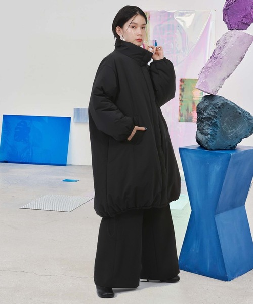 HARE（ハレ）の「エアサーマルオーバーコート(HARE)（ダウンジャケット/コート・レディース・ブラック/ホワイト・FREE）」の17枚目の写真