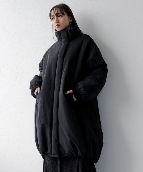 HARE（ハレ）の「エアサーマルオーバーコート(HARE)（ダウンジャケット/コート・レディース・ブラック/ホワイト・FREE）」の10枚目の写真