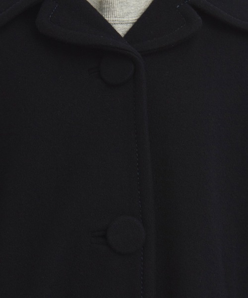 Dot&Stripes CHILD WOMAN(ドットアンドストライプス チャイルドウーマン)の「スーパー100’sメルトン ロングコート(その他アウター・レディース・グリーン/アイボリー/ネイビー・FREE)」の22枚目の写真