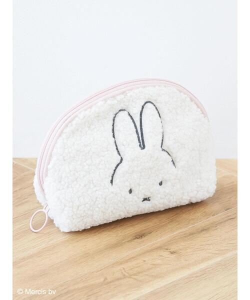Green Parks(グリーンパークス)の「miffy/ボアラウンドポーチ(ポーチ・レディース・ピンク/オフホワイト・FREE)」の12枚目の写真