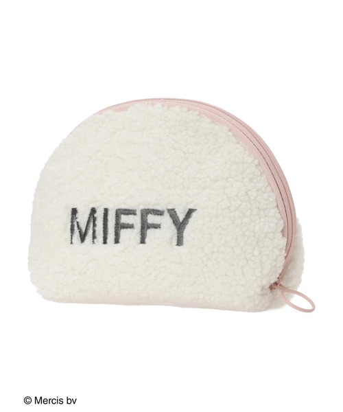 Green Parks(グリーンパークス)の「miffy/ボアラウンドポーチ(ポーチ・レディース・ピンク/オフホワイト・FREE)」の4枚目の写真