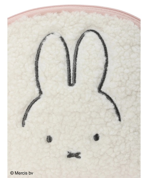 Green Parks(グリーンパークス)の「miffy/ボアラウンドポーチ(ポーチ・レディース・ピンク/オフホワイト・FREE)」の6枚目の写真