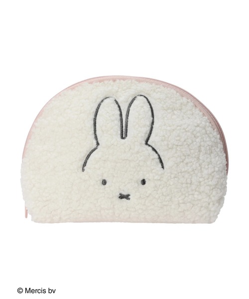 Green Parks(グリーンパークス)の「miffy/ボアラウンドポーチ(ポーチ・レディース・ピンク/オフホワイト・FREE)」の10枚目の写真