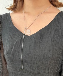 【fiw.】クリアフラワーネックレス