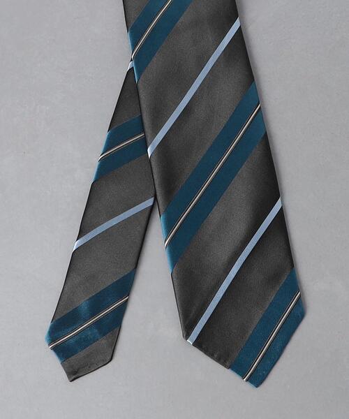 Camoshita（カモシタ）の「＜Camoshita＞ レジンメタル ストライプ ネクタイ（ネクタイ・メンズ・ケリー/ライトグレー/ワインレッド・FREE）」の5枚目の写真