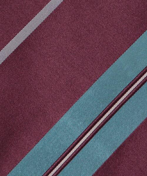 Camoshita（カモシタ）の「＜Camoshita＞ レジンメタル ストライプ ネクタイ（ネクタイ・メンズ・ケリー/ライトグレー/ワインレッド・FREE）」の11枚目の写真