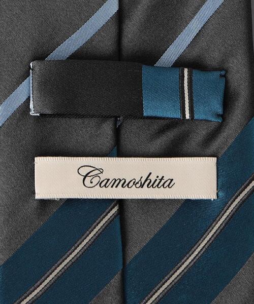 Camoshita（カモシタ）の「＜Camoshita＞ レジンメタル ストライプ ネクタイ（ネクタイ・メンズ・ケリー/ライトグレー/ワインレッド・FREE）」の8枚目の写真