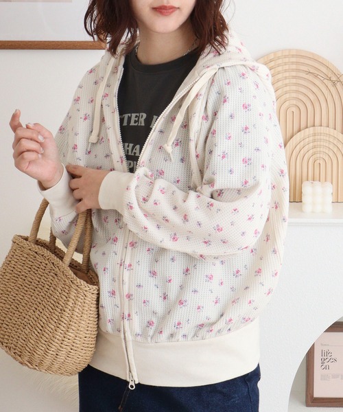JEMORGAN（ジェーイーモーガン）の「JEMORGAN ワッフル花柄ZIP