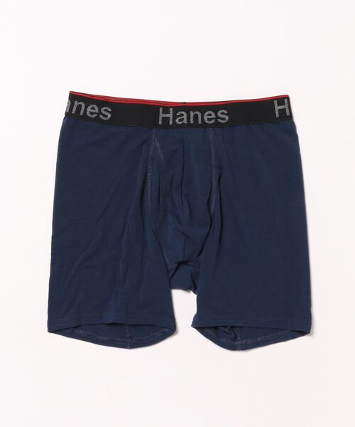 HANES(ヘインズ)の「【HANES】トータルサポートポーチムジ(ボクサーパンツ・メンズ・レッド/ブルー/ブラック/グレー/ネイビー・M/L/XL)」の4枚目の写真