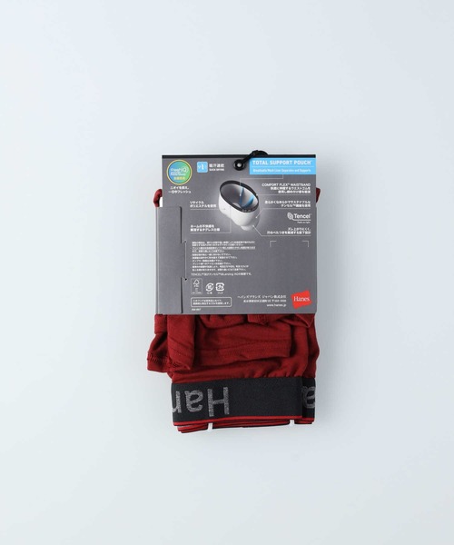 HANES(ヘインズ)の「【HANES】トータルサポートポーチムジ(ボクサーパンツ・メンズ・レッド/ブルー/ブラック/グレー/ネイビー・M/L/XL)」の7枚目の写真