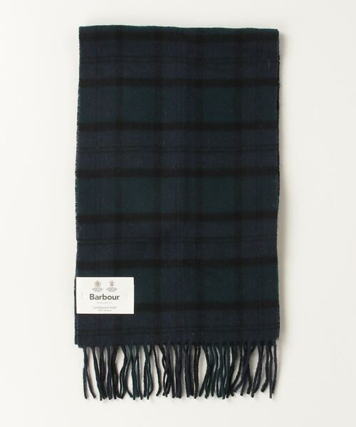 Barbour（バブアー）の「ウール タータンチェック マフラー（マフラー・メンズ・ライトグレー/グリーン/バーガンディー/ブラック/カーキ/ライトブルー/シルバー/ベージュ/グレー/ダークグレー/ワイン/ネイビー/オレンジ/レッド・FREE）」の9枚目の写真
