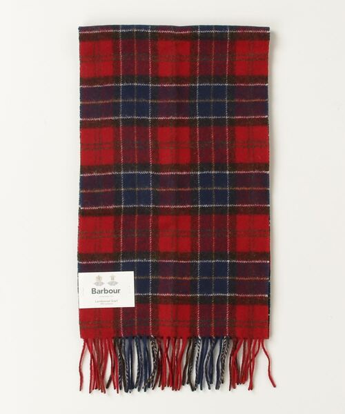 Barbour（バブアー）の「ウール タータンチェック マフラー（マフラー・メンズ・ライトグレー/グリーン/バーガンディー/ブラック/カーキ/ライトブルー/シルバー/ベージュ/グレー/ダークグレー/ワイン/ネイビー/オレンジ/レッド・FREE）」の10枚目の写真