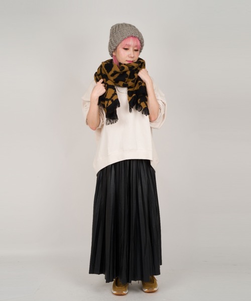 Montaluly（モンタルリー）の「【Montaluly/モンタルリー】ストール　ショール　マフラー（ストール/ショール・レディース・ブラウン/ブラック×グレー・FREE）」の6枚目の写真