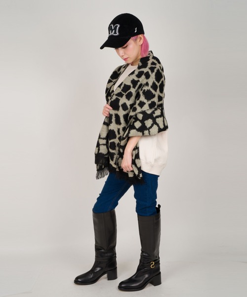 Montaluly（モンタルリー）の「【Montaluly/モンタルリー】ストール　ショール　マフラー（ストール/ショール・レディース・ブラウン/ブラック×グレー・FREE）」の10枚目の写真