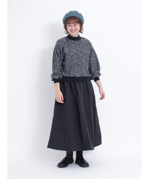 Samansa Mos2（サマンサ モスモス）の「◎裾ドロストベルト付スカート（スカート・レディース・カーキ/ブラック/ベージュ・F）」の8枚目の写真