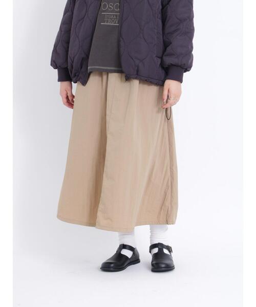 Samansa Mos2（サマンサ モスモス）の「◎裾ドロストベルト付スカート（スカート・レディース・カーキ/ブラック/ベージュ・F）」の10枚目の写真