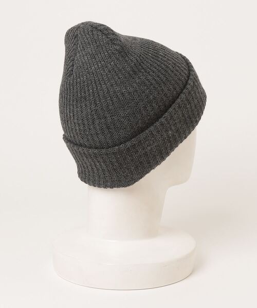 schott(ショット)の「SCHOTT-WATCH CAP(ニットキャップ/ビーニー・メンズ・グレー/ブラック・FREE)」の3枚目の写真