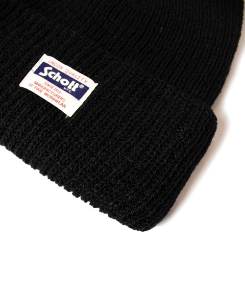 schott(ショット)の「SCHOTT-WATCH CAP(ニットキャップ/ビーニー・メンズ・グレー/ブラック・FREE)」の11枚目の写真