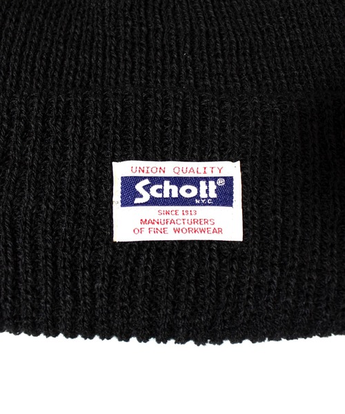 schott(ショット)の「SCHOTT-WATCH CAP(ニットキャップ/ビーニー・メンズ・グレー/ブラック・FREE)」の10枚目の写真