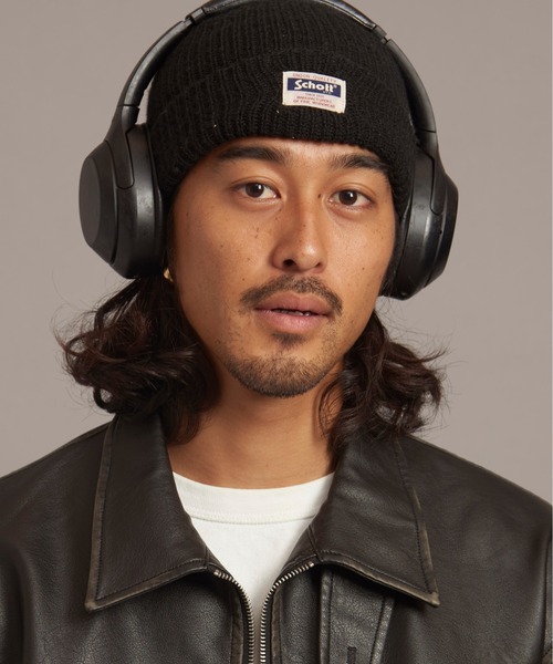 schott(ショット)の「SCHOTT-WATCH CAP(ニットキャップ/ビーニー・メンズ・グレー/ブラック・FREE)」の14枚目の写真