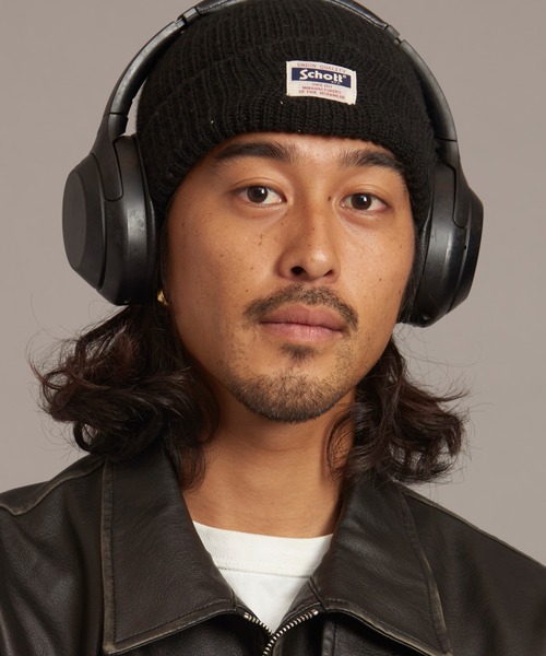 schott(ショット)の「SCHOTT-WATCH CAP(ニットキャップ/ビーニー・メンズ・グレー/ブラック・FREE)」の12枚目の写真