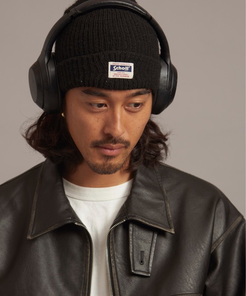 schott(ショット)の「SCHOTT-WATCH CAP(ニットキャップ/ビーニー・メンズ・グレー/ブラック・FREE)」の15枚目の写真