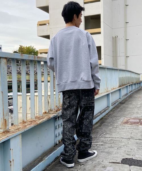 セール】RVCA/ルーカ スウェットパンツ バンダナ総柄 撥水