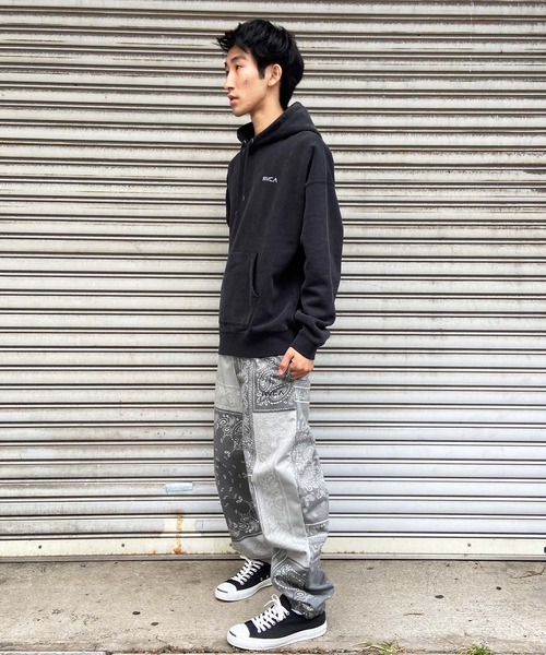 セール】RVCA/ルーカ スウェットパンツ バンダナ総柄 撥水