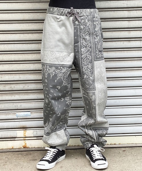 セール】RVCA/ルーカ スウェットパンツ バンダナ総柄 撥水