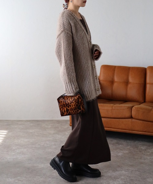 モヘアタッチロングカーディガン（ニット/セーター）｜ap retro