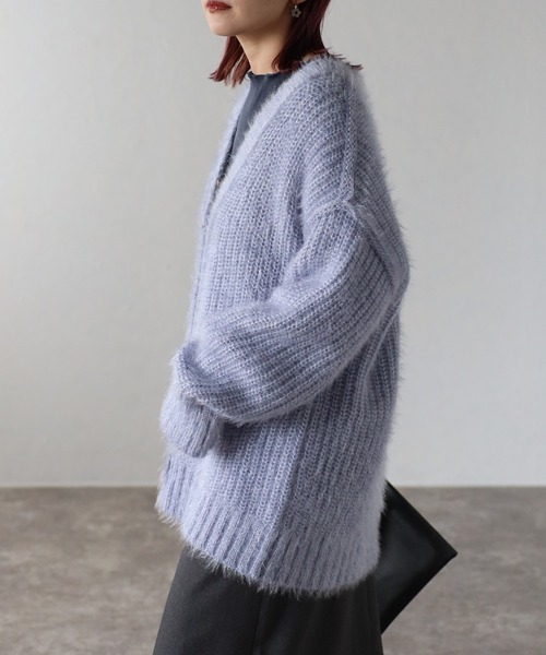 セール】モヘアタッチロングカーディガン（ニット/セーター）｜ap