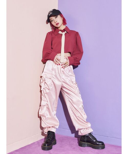 jouetie（ジュエティ）の「AAKE×jouetie ロゴキャップ【コラボ】（キャップ・レディース・レッド/ブラック・FREE）」の19枚目の写真