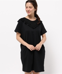 mystic | フリンジ切替ワンピース(ワンピース)