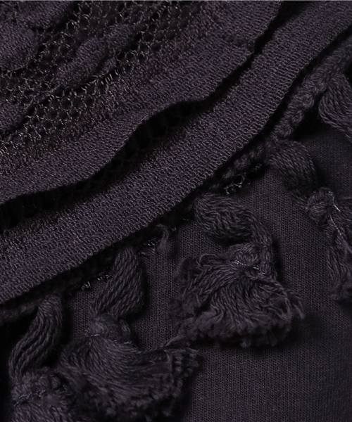 mystic（ミスティック）の「フリンジ切替ワンピース（ワンピース・レディース・ブラック/グレー/オフホワイト/ネイビー・ﾌﾘ-）」の8枚目の写真