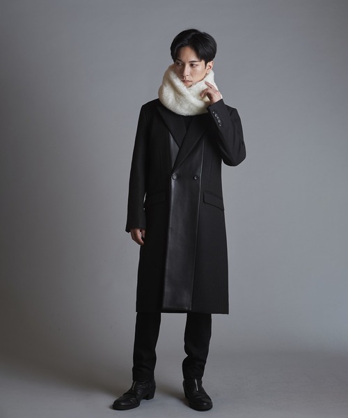 NO ID.（ノーアイディ）の「【NO ID.】Fake Fur Twist Snood / フェイク ファー ツイスト スヌード（ストール/ショール・メンズ・ダークグレー/ブラック/ライトグレー/ホワイト/ベージュ・ONE SIZE）」の17枚目の写真