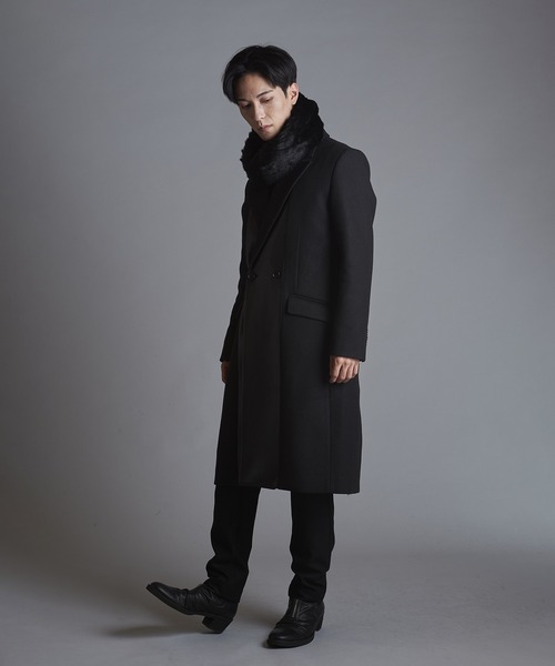 NO ID.（ノーアイディ）の「【NO ID.】Fake Fur Twist Snood / フェイク ファー ツイスト スヌード（ストール/ショール・メンズ・ダークグレー/ブラック/ライトグレー/ホワイト/ベージュ・ONE SIZE）」の21枚目の写真