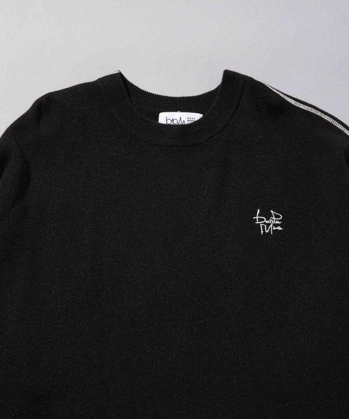 【セール】beats per minute/配色ステッチクルーネックニットソー（ニット/セーター）｜beats per minute（ビーツパーミニット）