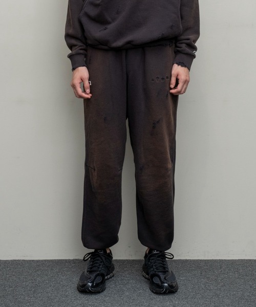 【BAL（バル）/2024春夏】BAL / RUSSELL ATHLETIC HIGH COTTON DISTRESSED SWEATPANT