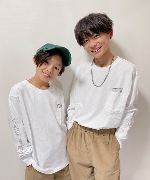 ムラサキスポーツ by RiY（ムラサキスポーツバイアールアイワイ）の「OP/オーピー キッズ ロンT DTEE 583072（Tシャツ/カットソー・キッズ・ブラック/ホワイト/イエロー・120cm/100cm/160cm/130cm/110cm/140cm/150cm）」の7枚目の写真