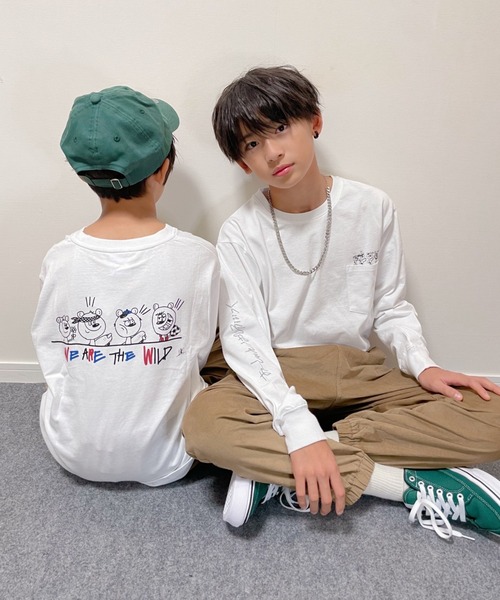 ムラサキスポーツ by RiY（ムラサキスポーツバイアールアイワイ）の「OP/オーピー キッズ ロンT DTEE 583072（Tシャツ/カットソー・キッズ・ブラック/ホワイト/イエロー・120cm/100cm/160cm/130cm/110cm/140cm/150cm）」の10枚目の写真