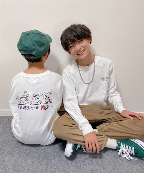 ムラサキスポーツ by RiY（ムラサキスポーツバイアールアイワイ）の「OP/オーピー キッズ ロンT DTEE 583072（Tシャツ/カットソー・キッズ・ブラック/ホワイト/イエロー・120cm/100cm/160cm/130cm/110cm/140cm/150cm）」の11枚目の写真