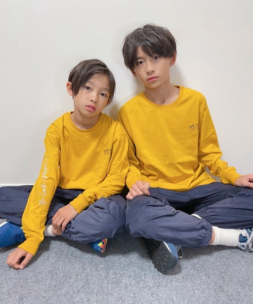 ムラサキスポーツ by RiY（ムラサキスポーツバイアールアイワイ）の「OP/オーピー キッズ ロンT DTEE 583072（Tシャツ/カットソー・キッズ・ブラック/ホワイト/イエロー・120cm/100cm/160cm/130cm/110cm/140cm/150cm）」の14枚目の写真