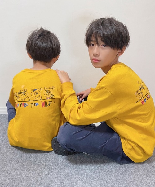 ムラサキスポーツ by RiY（ムラサキスポーツバイアールアイワイ）の「OP/オーピー キッズ ロンT DTEE 583072（Tシャツ/カットソー・キッズ・ブラック/ホワイト/イエロー・120cm/100cm/160cm/130cm/110cm/140cm/150cm）」の18枚目の写真