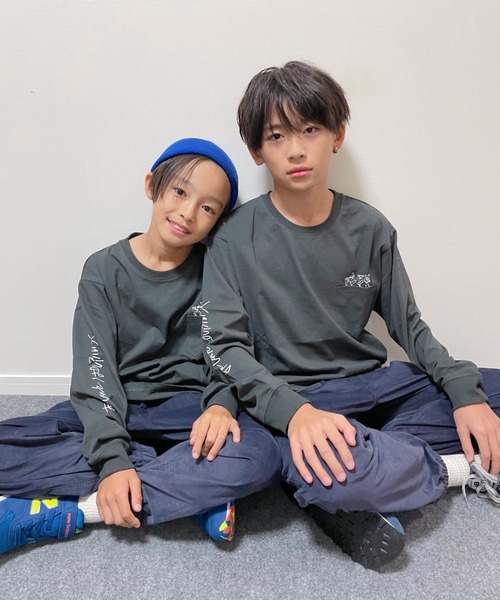 ムラサキスポーツ by RiY（ムラサキスポーツバイアールアイワイ）の「OP/オーピー キッズ ロンT DTEE 583072（Tシャツ/カットソー・キッズ・ブラック/ホワイト/イエロー・120cm/100cm/160cm/130cm/110cm/140cm/150cm）」の20枚目の写真