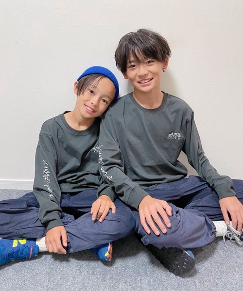 ムラサキスポーツ by RiY（ムラサキスポーツバイアールアイワイ）の「OP/オーピー キッズ ロンT DTEE 583072（Tシャツ/カットソー・キッズ・ブラック/ホワイト/イエロー・120cm/100cm/160cm/130cm/110cm/140cm/150cm）」の21枚目の写真