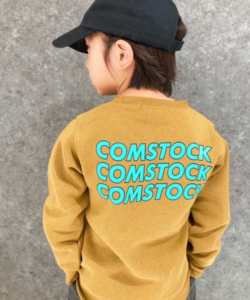 THE CASUAL（カジュアル）の「裏起毛　バックプリントトレーナー（スウェット・キッズ・ブラウン系1/ブラウン系/杢グレー/ベージュ系/ネイビー/ダークグリーン/グレー系/グレイッシュベージュ/チャコール/ブラック/ブラック系1/オートミール/ネイビー系/ベージュ系1/ブラック系/ダークグリーン系・120cm/130cm/140cm/150cm/110cm/160cm）」の8枚目の写真