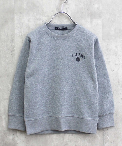 THE CASUAL（カジュアル）の「裏起毛　バックプリントトレーナー（スウェット・キッズ・ブラウン系1/ブラウン系/杢グレー/ベージュ系/ネイビー/ダークグリーン/グレー系/グレイッシュベージュ/チャコール/ブラック/ブラック系1/オートミール/ネイビー系/ベージュ系1/ブラック系/ダークグリーン系・120cm/130cm/140cm/150cm/110cm/160cm）」の18枚目の写真