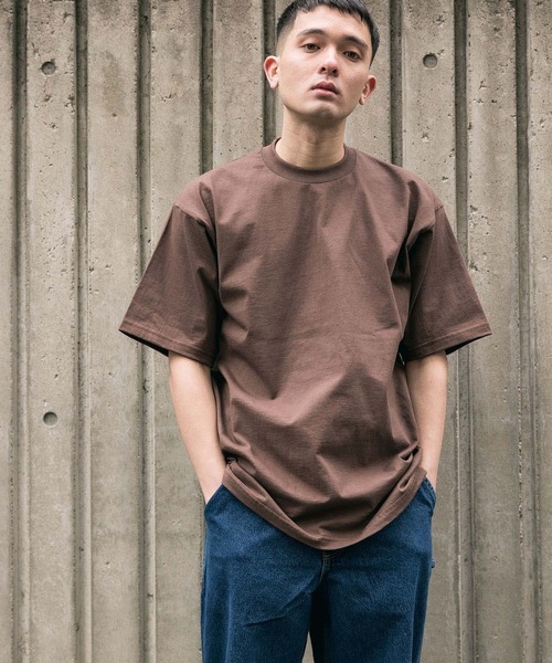 ROOPTOKYO（ループトウキョウ）の「PRO5/プロファイブ S/S SUPER HEAVY 半袖Tシャツ ヘビーウェイト（Tシャツ/カットソー・メンズ・カーキ/ブラウン/ブラック/ホワイト/チャコール/ネイビー・L/M/S/XL）」の5枚目の写真