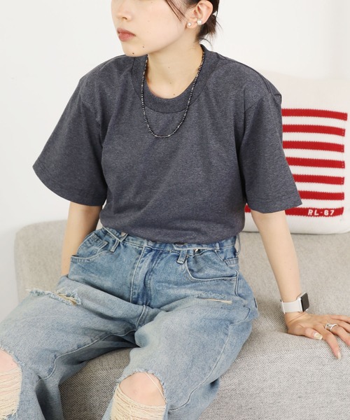 ROOPTOKYO（ループトウキョウ）の「PRO5/プロファイブ S/S SUPER HEAVY 半袖Tシャツ ヘビーウェイト（Tシャツ/カットソー・メンズ・カーキ/ブラウン/ブラック/ホワイト/チャコール/ネイビー・L/M/S/XL）」の20枚目の写真